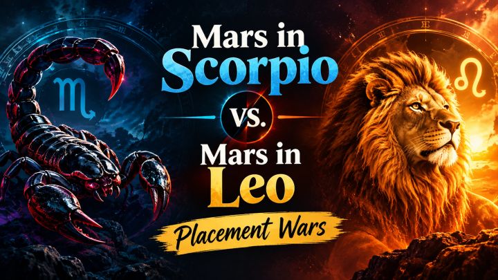 Mars in Scorpio vs. Mars in Leo: Placement Wars