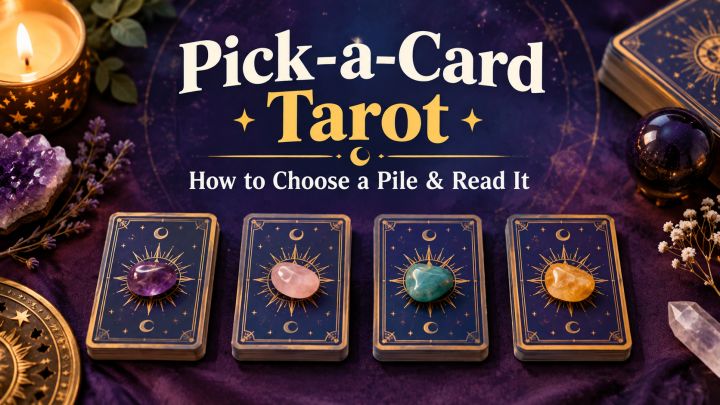 Pick-a-Card Tarot: How to Choose a Pile and Read Your Message